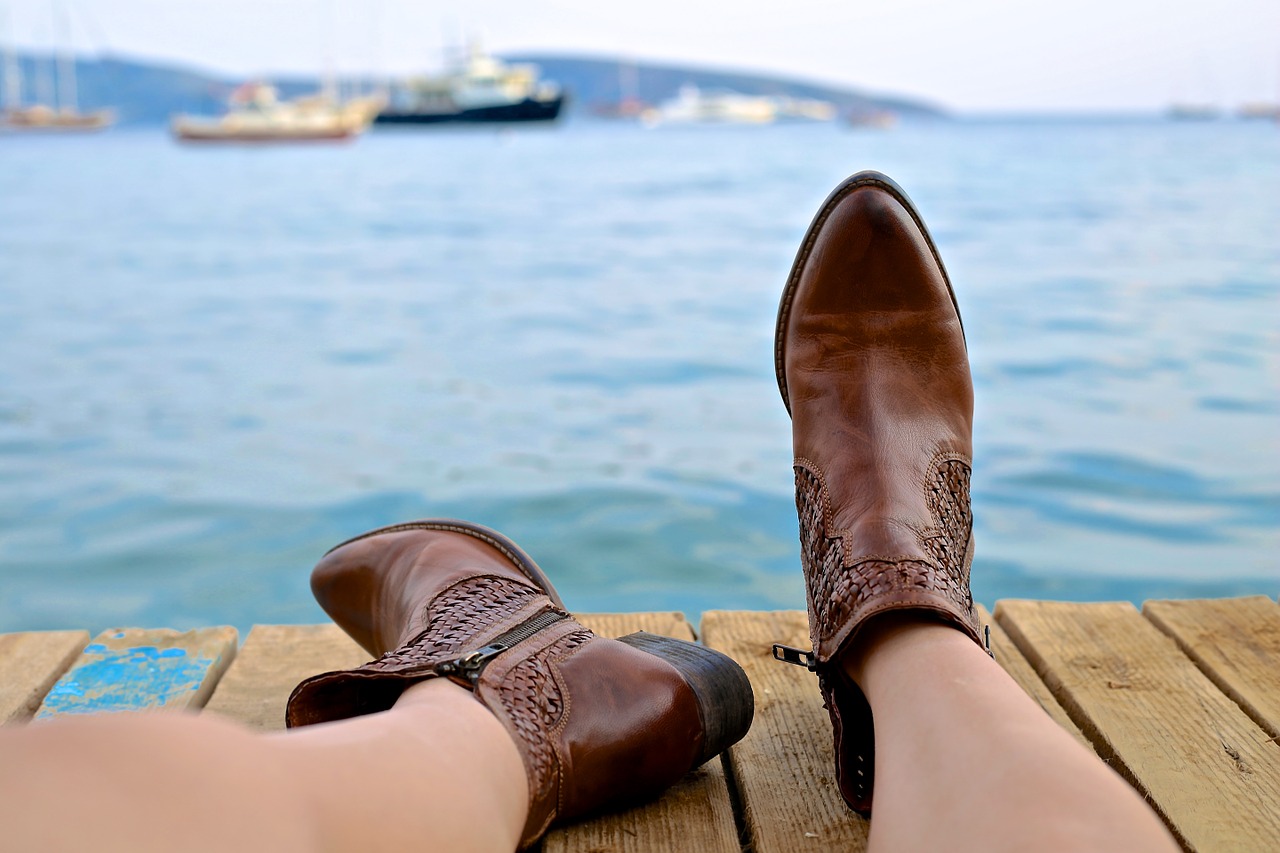 boots leather relax